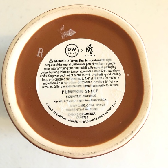 ❌SOLD❌Rae Dunn Hello Fall Pumpkin Spice Scented Jar Candle - Picture 4 of 5